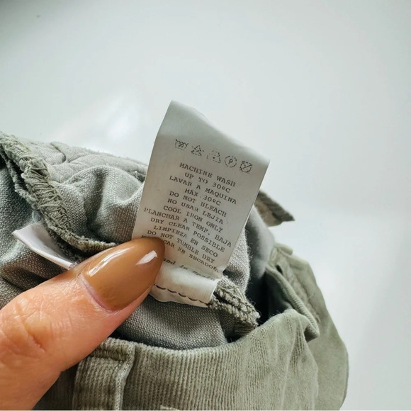 MASSCOB Made In Spain Sage Green Corduroy Straight Leg Pants Size 6 - Picture 10 of 12